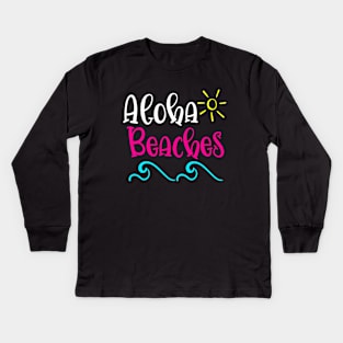 Aloha Beaches Kids Long Sleeve T-Shirt